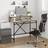 vidaXL Sonoma Oak 100 x 50 x 90 cm Engineered Wood And Iron Writing Desk