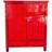 Dkd Home Decor Red Oriental Elm Chest of Drawer