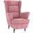 vidaXL Pink Velvet Armchair