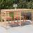vidaXL havebord 203,5x90x110 massivt douglasgran