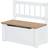 Roba Toy Storage Bench Wood Grey