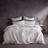 Lazy Linen Lazy Linen Duvet Cover White, Green