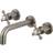 Kingston Brass KS8128BX Metropolitan 2-Handle 8 in Wall Mount Bathroom Faucet Brushed Nickel Brushed Nickel