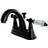 Kingston Brass KS7615WLL 4 in Centerset Bathroom Faucet Brown