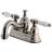 Kingston Brass KS7108BPL 4 in Centerset Bathroom Faucet Brushed Nick Nickel, Grey