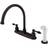 Kingston Brass KB725AL Vintage Centerset Kitchen Faucet Brown