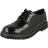Start-rite Black Leather Wide Fit School Shoes