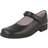 Start-rite Samba Leather Wide Fit School Shoes - Black