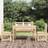 vidaXL 4 Piece Garden Solid Wood Pine Patio Dining Set
