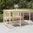 vidaXL havebord 159,5x82,5x110 massivt