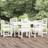 vidaXL 7 Piece Garden Patio Dining Set, 1 Table incl. 6 Chairs