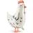 PartyDeco Hen Walking Helium Foil Balloon 45cm 18 in