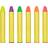 PartyDeco Ansigtsmaling Stifter 6 Stk