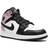 Nike Air Jordan 1 Mid SE GS - Black/White/Amethyst Wave/Bleached Coral