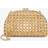 Dune London Elated Small Rattan Clutch Bag Natural