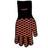 Cozze ® pizzahandske Grydelap Orange, Sort