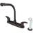 Kingston Brass KB715LL Legacy 8-Inch Centerset Kitchen Faucet Oil Rub Brown