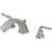 Kingston Brass GKB968 Widespread Bathroom Faucet Brushed Nickel Grey, Nickel