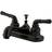 Kingston Brass KB605NML 4 in Centerset Bathroom Faucet Brown
