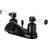 Kingston Brass FB5625DPL 4 in Centerset Bathroom Faucet Brown