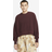 Nike Afkortet Sportswear Plush-sweatshirt med rund hals til kvinder rød