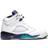 NIKE Air Jordan 5 Retro 2013 M - White/New Emeral/Grp Ice/Blk