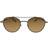 Ferragamo Salvatore Brown Pilot Unisex Sunglasses - Black