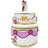 Danielle Nicole Tangled Wedding Cake Crossbody Bag Yellow/Purple/White One-Size