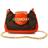 Michael Kors Hally Extra Small Presbyopia Leather Crossbody Bag - Orange