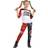Fun Costumes Harley Quinn Squad Costume Black Red White M