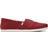 Toms Alpargata Classic Slip On Shoes Red