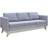 vidaXL 3-Seater Soffa 116cm 3-sits
