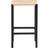 Venture Design Polly Black/Natural Bar Stool 66cm