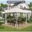 OutSunny 3m 3m Gazebo Canopy Gazebo