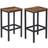 Vasagle Set 2 Chairs, Kitchen Bar Stool 42cm 2pcs