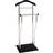 HAKU Möbel Men's Valet Chrome Black 45 cm x 110 cm x 30 cm Clothes Rack