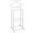 HAKU Möbel Men's Valet White 47 cm x 102 cm x 36 cm Clothes Rack