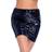 Cottelli Collection Short Dazzling Skirt Black M