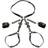 Strict Bondage Harness w/ Bows XL/2XL Black