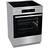 Gorenje GECS6C70XPA, Herd Silber, Schwarz, Edelstahl