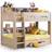 Julian Bowen Orion Bunkbed Sonoma Oak Bunk Bed 135x200cm