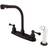 Kingston Brass KB715BL 8-Inch Centerset Kitchen Faucet Brown