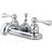 Kingston Brass GKB601BL 4 in Centerset Bathroom Faucet Polished Chro Polished Chrome