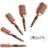 Head Jog no. 76 ceramic ionic pink radial hair brush 25mm