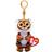 TY Clawdia Tiger Beanie Belly Key Clip
