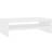 vidaXL Monitor Stand White TV Bench 42x13cm