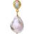 Maanesten Teddy Earring - Gold/White/Pearl