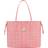 MCM Reversible Liz Visetos Shopper Medium - Pink/Blossom Pink Visetos