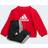 Adidas Badge of Sport Jogger Set - Better Scarlet/White (IC6592)