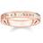 Thomas Sabo Ring med vita stenar roséguldpläterad